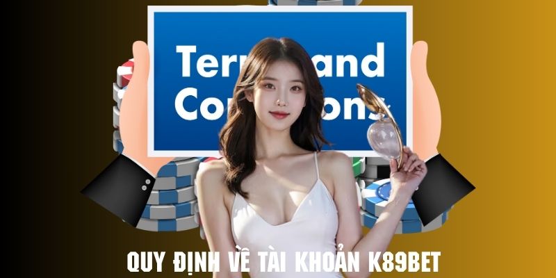 Điều kiện điều khoản quy định về tài khoản hội viên K89BET